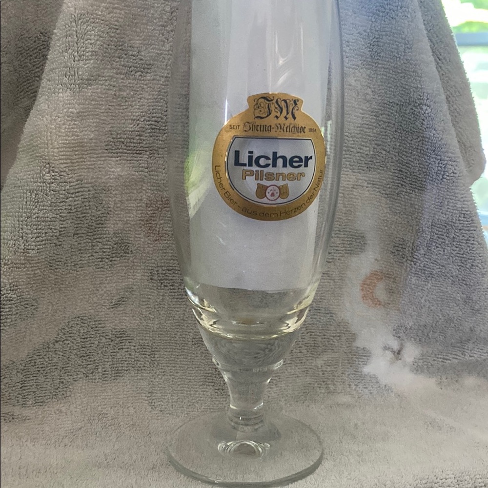 Clear Glass Beer Goblet
